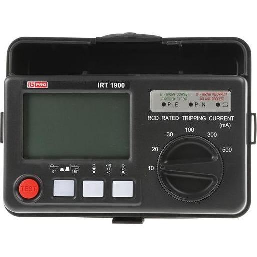 Rs Pro, Multimeter, Digital RCD Tester, 500 mA trip