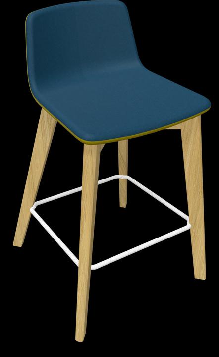 Blue, White, Mustard, Ash natural light grey stained