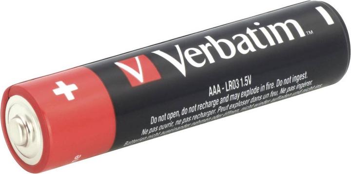 Actual product image Verbatim 1x8 Alkaline Battery Micro AAA LR 03 (8 pcs., AAA)