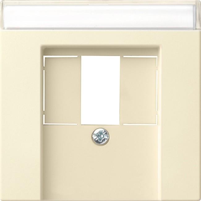 Actual product image Gira Cover BSF TAE USB System 55 Cream white 087601