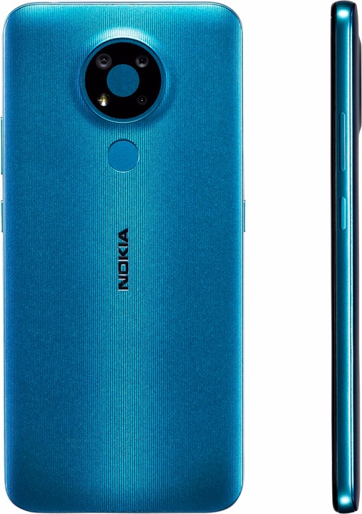 Produktbild Nokia 3.4 (64 GB, Fjord, 6.39", Dual SIM, 13 Mpx, 4G)