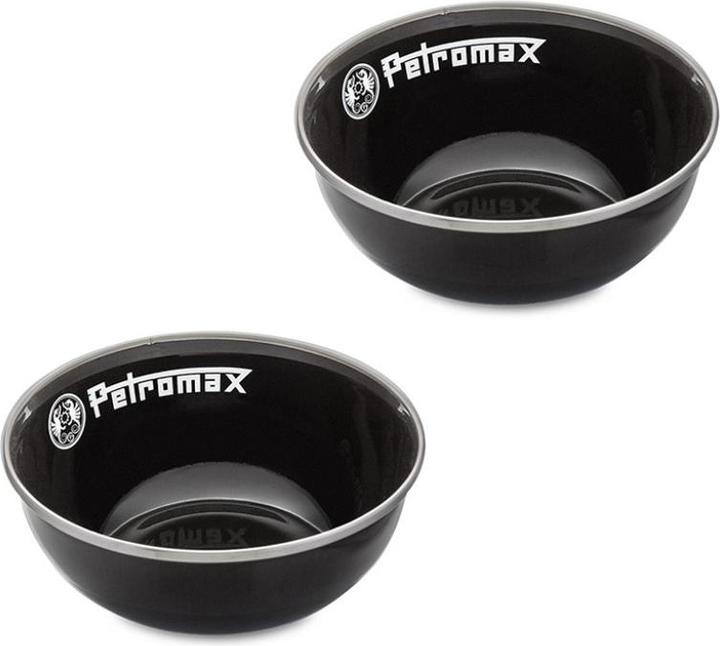 Produktbild Petromax Emaillierte Schüsseln schwarz 160ml 2 Stk.