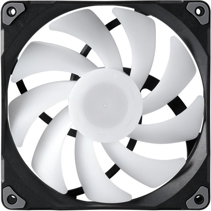 Actual product image Phanteks M25 PWM D-RGB fan, 3-pack - 140mm, black (140 mm, 3 x)