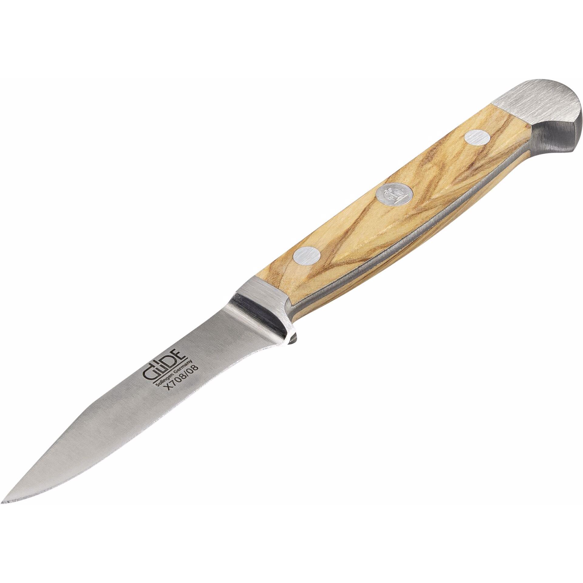 Thumbnail - Güde Solingen Alpha Gemüsemesser 8 cm Olive, Küchenmesser