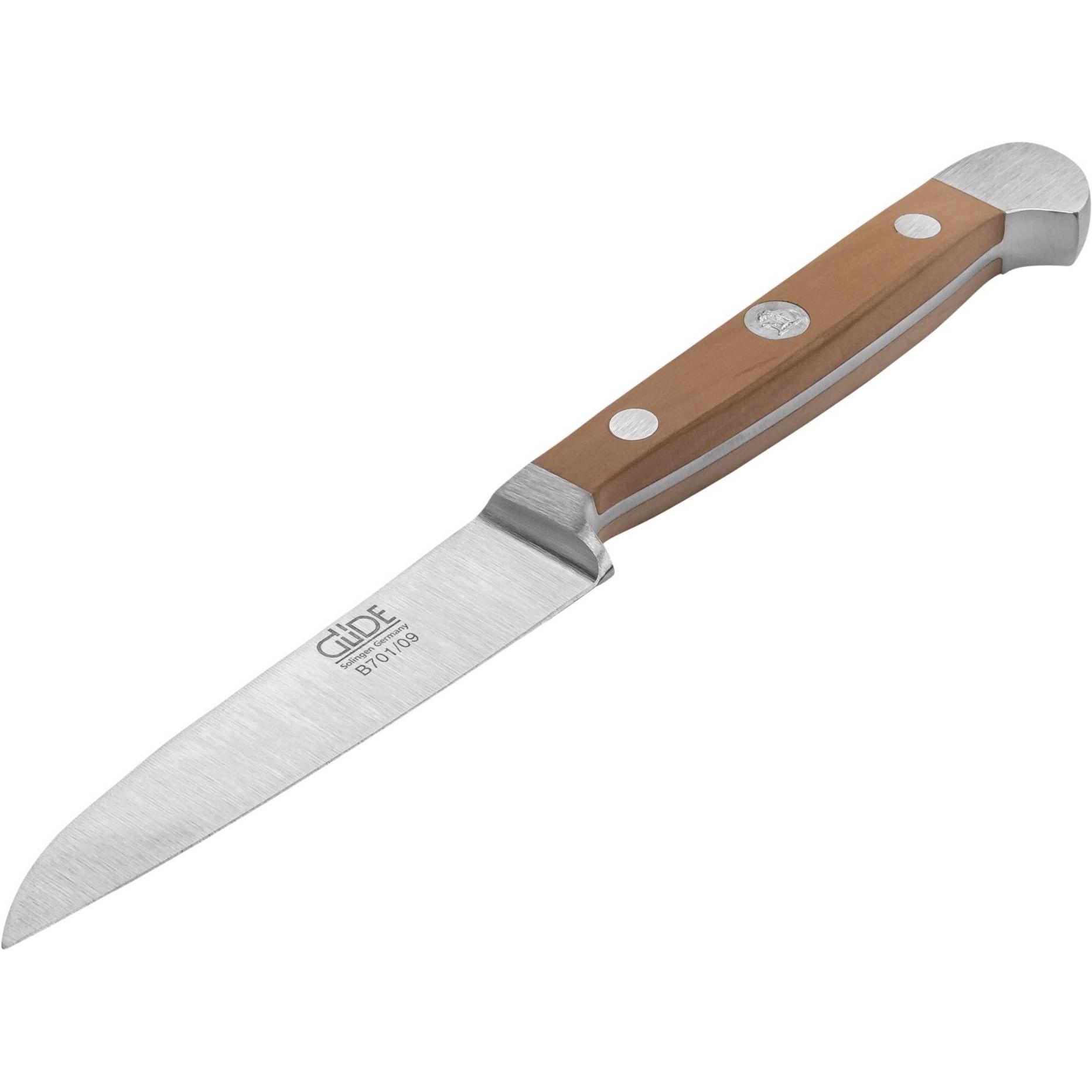 Thumbnail - Güde Solingen Alpha Gemüsemesser 9 cm Birne, Küchenmesser, Braun