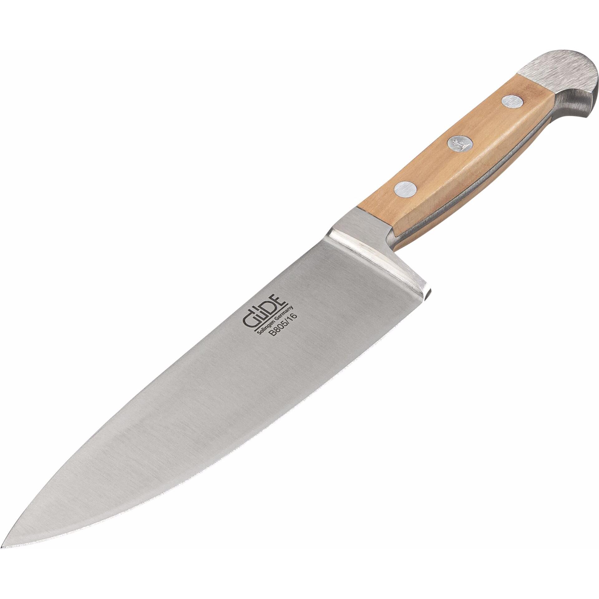 Thumbnail - Güde Solingen Alpha Kochmesser 16 cm Birne, Küchenmesser, Braun