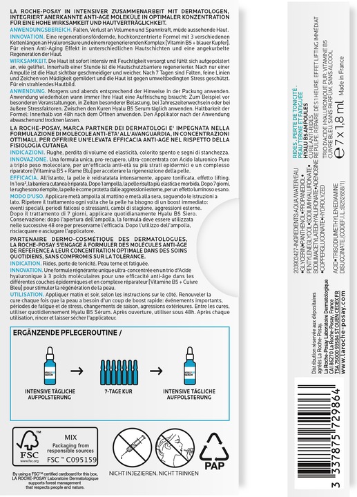 Actual product image La Roche Posay Hyalu B5 (1.80 ml)