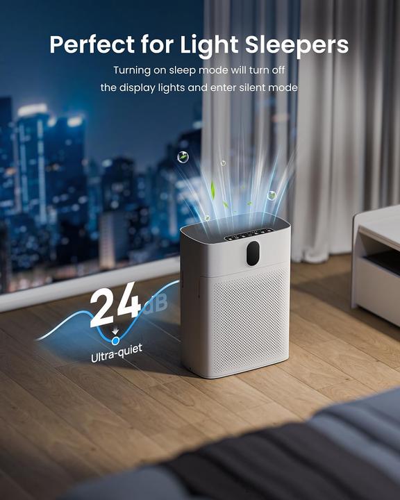 Produktbild Meronte Luftreiniger mit HEPA-Filter (100 m²)