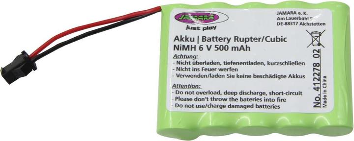 Actual product image Jamara Battery Rupter/Cubic NiMh 6V 500mAh Toy connector (6 V, 500 mAh)
