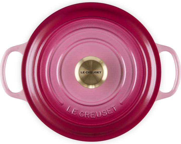 Produktbild Le Creuset Bräter Signature rund berry 24cm (Gusseisen, 24 x 16.60 cm)