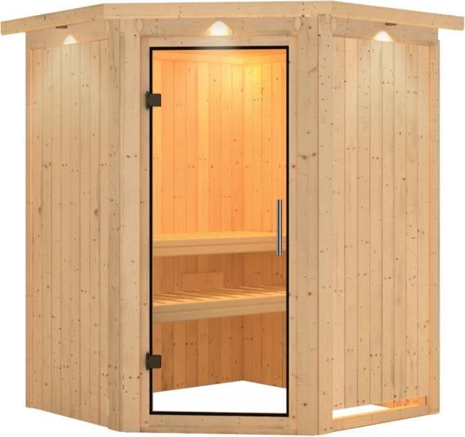 Produktbild Karibu Nanja mit Dachkranz (Ohne Ofen)