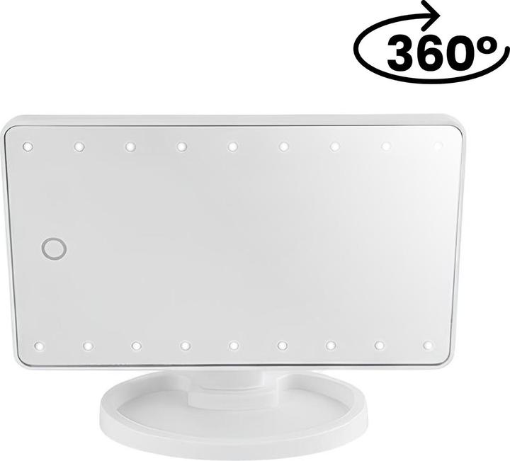 Produktbild Avizar LED-Kosmetikspiegel mit Touch & 360° Drehung