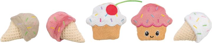 Trixie Ijsje Of Cupcake Pluche Met Catnip (assortiert - 1 Stück) (Plüschspielzeug Katze)