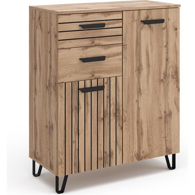 Vicco, Kommode + Sideboard, Amber (80 x 38 x 100 cm)