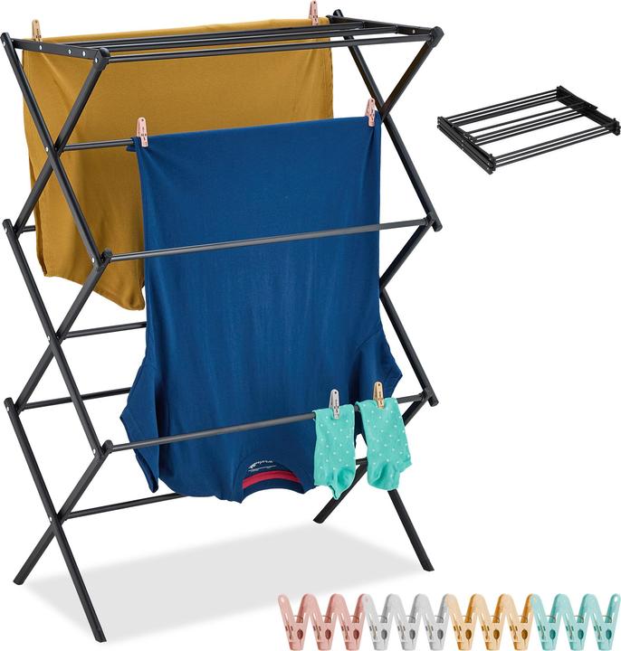 Actual product image Relaxdays Klappbarer Wäscheständer