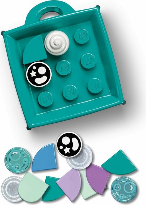 Actual product image LEGO DOTS 41928 Narwhal bag hanger (41928, LEGO Dots)