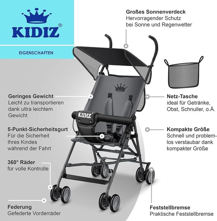 Produktbild Kidiz Kinderbuggy