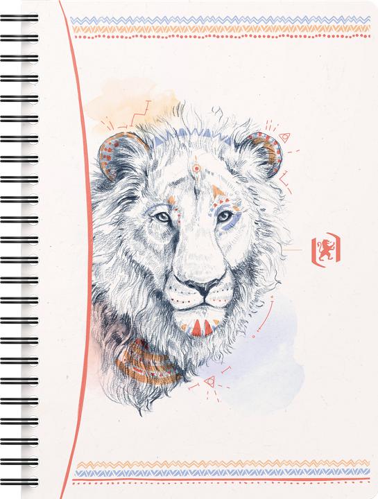 Image du produit Oxford Livre à spirales "GO Boho Spirit", A5 (A5, À rayures, Couverture souple)