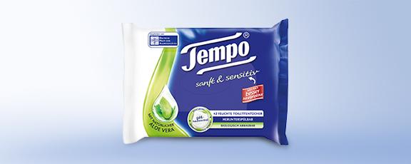 Actual product image Tempo Wet wipes soft&sensitive Aloe Vera (1 x 42 pcs.)