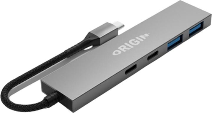 Origin Storage Origin 4 Ports - 2 USB3.2 & 2 Type C Gen1 Hub (USB-A, USB-C, 4 Ports)
