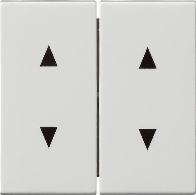 Gira Blind rocker arrow 115003 pure white System 55