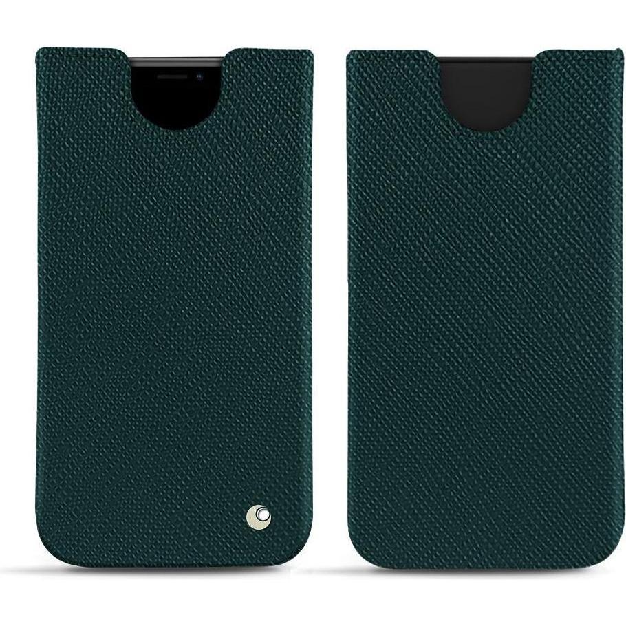 Noreve Lederschutzhülle (Apple iPhone XS Max), Smartphone Hülle, Grün