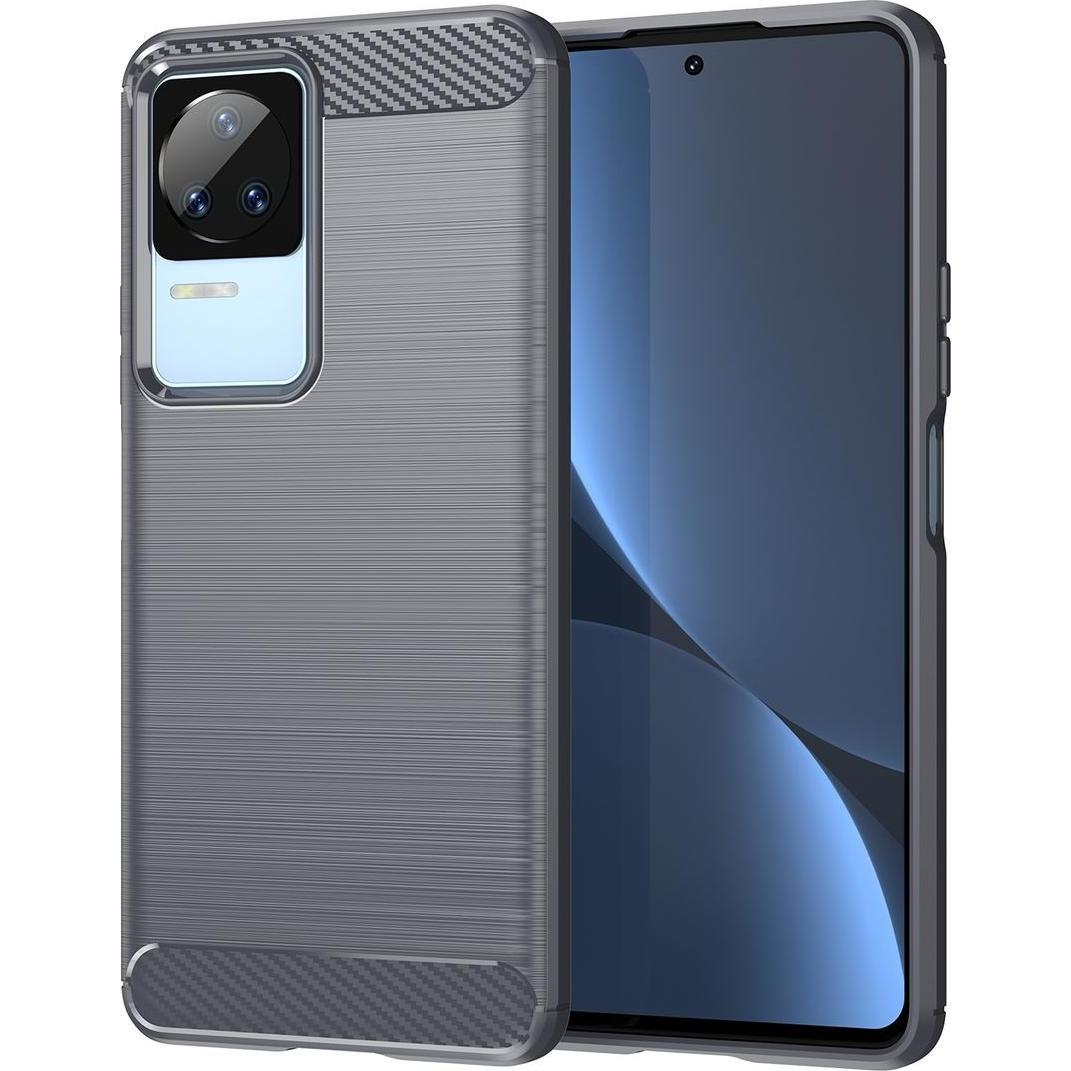 König Design Hülle Handy Schutz für Sony OnePlus Realme Xiaomi Case Cover Bumper Carbon Optik (Xiaomi Poco F4), Smartpho...