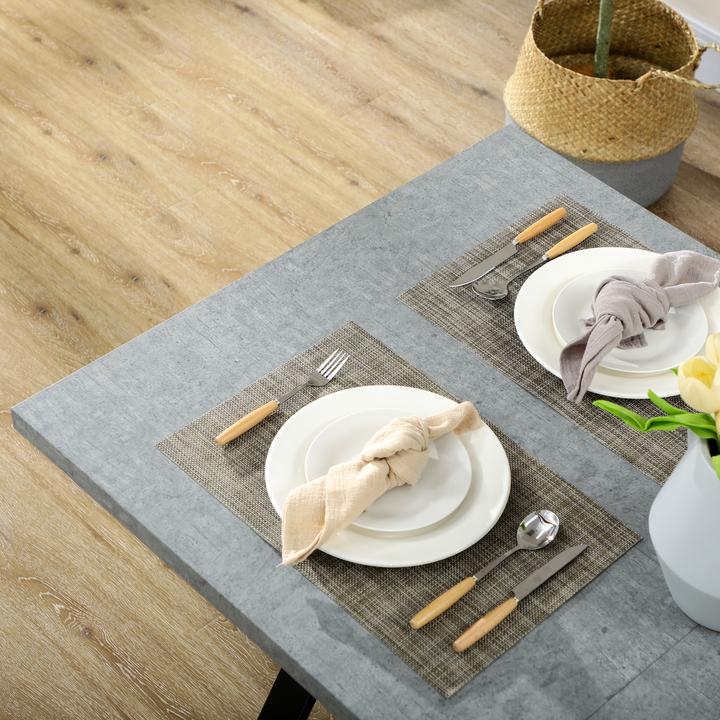 Actual product image Homcom Dining table with steel legs (140 x 80 x 76 cm)