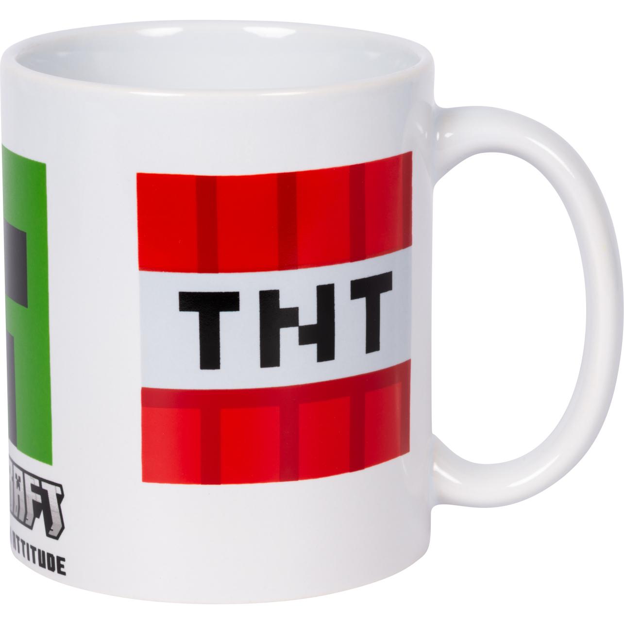 Stor Young Adult - Minecraft - Mug Céramique en Boîte Cadeau - TNT - 325 ML, Tazza, Multicolore