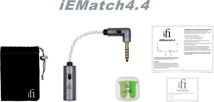 Produktbild iFi Audio iEMatch4.4 (Analog -> Analog, Klinkenadapter, Winkeladapter)