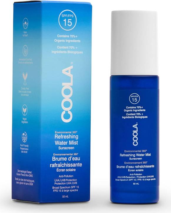 Actual product image Coola Suncare Full Spectrum 360° Refreshing Water Mist (Sun cream face, SPF 15, 50 ml, 50 g)