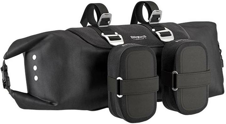 Actual product image Brooks Running Brooks Scape handlebar bag Handlebar roll, 10-12L, black (12 l, Handlebar bag)
