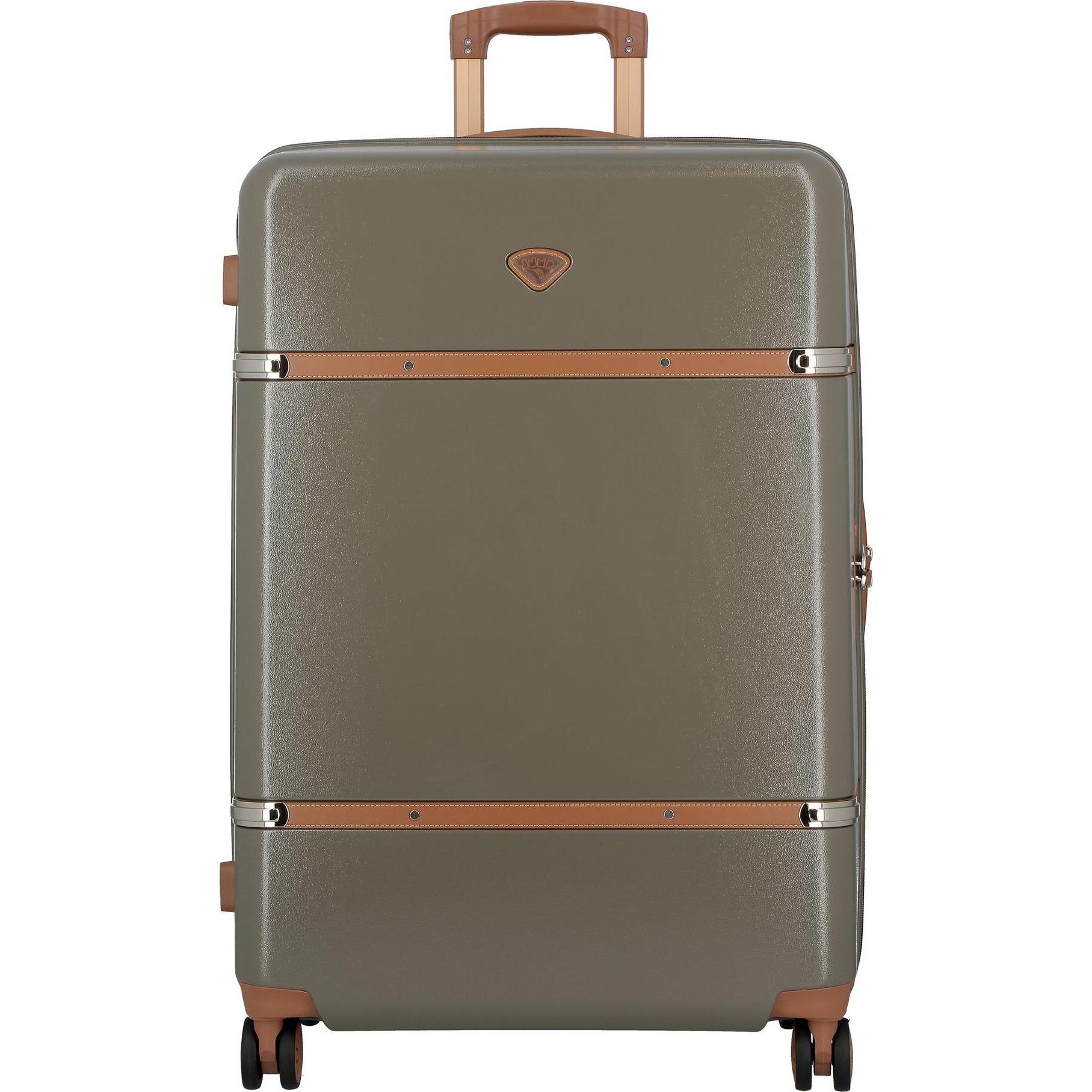 Jump, Koffer, Cassis Riviera ECO 4 Rollen Trolley 76 cm, Braun, (99 l, XL (ab 115l))