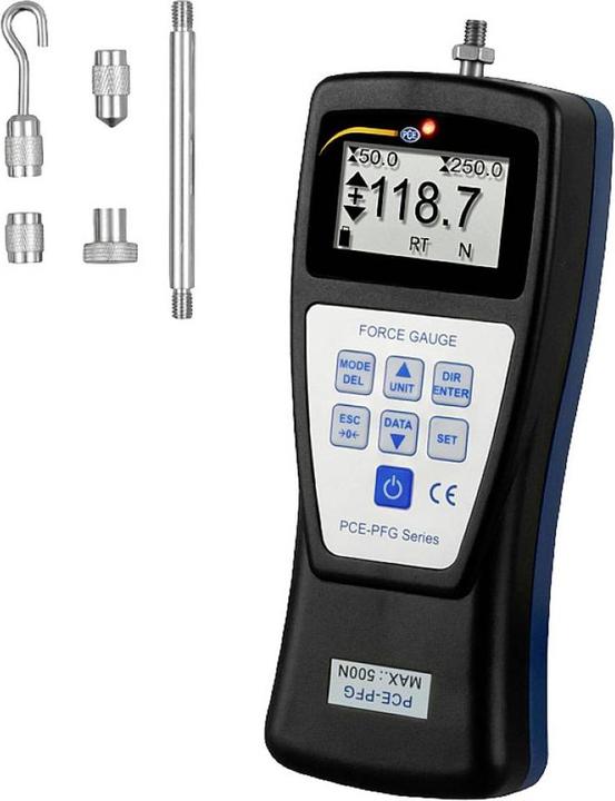 PCE Instruments PCE-PFG 500 Krachtmeter fabrieksstandaard (zonder certificaat) (Krachtmeter)