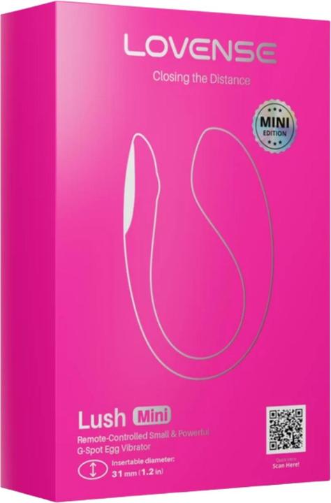 Actual product image Lovense Lush Mini Bundel met Easyglide Glijmiddel en Toycleaner - 150 ml