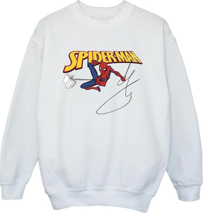 Produktbild SpiderMan With A Book Sweatshirt Mädchen (140, 146)