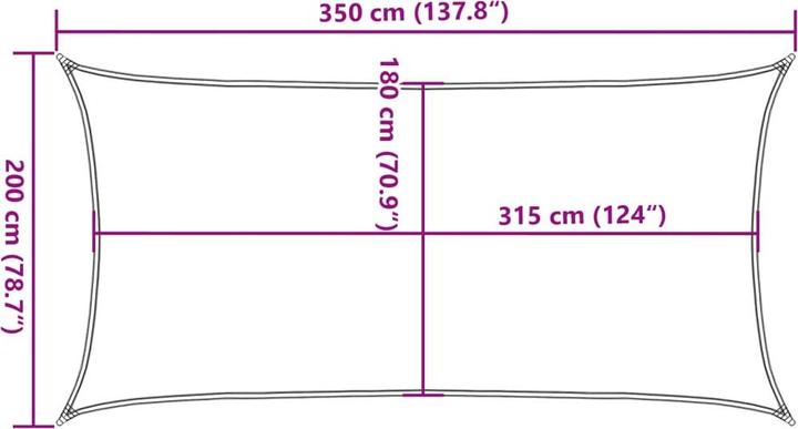 Actual product image VidaXL Alethea (200 x 350 cm)