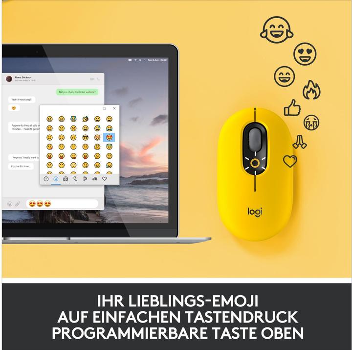 Actual product image Logitech Pop Mouse (Wireless)
