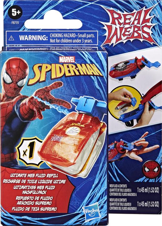Image du produit Spiderman Marvel Spider-Man Real Webs Ultimate Web Fluid Recharge pour le Real Webs Super Web-Blaster