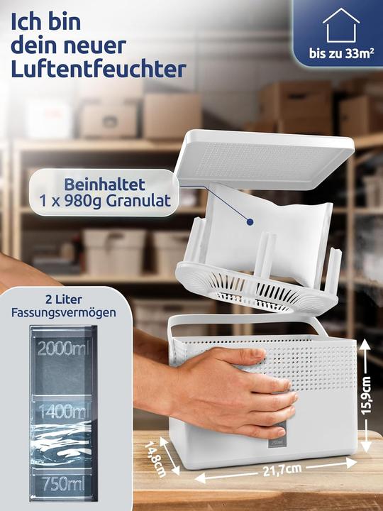 Produktbild BonAura Luftentfeuchter - AirOne Max (33 m²)