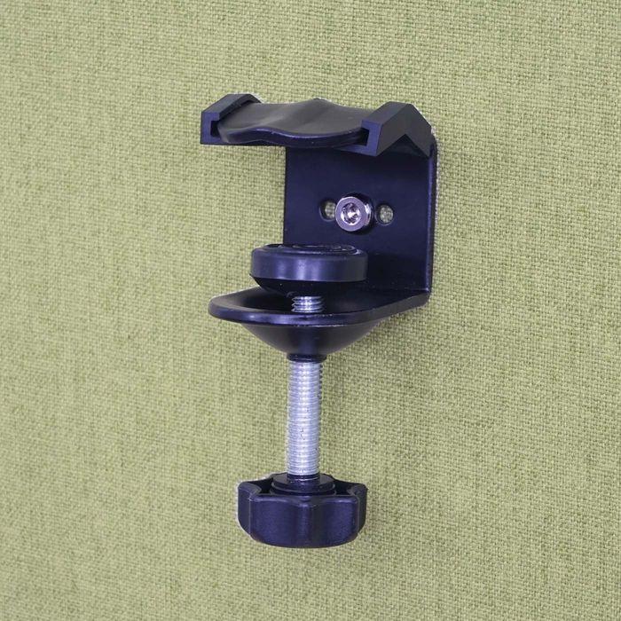 Image du produit Mendler Cloison acoustique de bureau HWC-G75, panneau d'affichage, double paroi tissu/textile 60x120cm vert (60 x 120 x 2 cm)