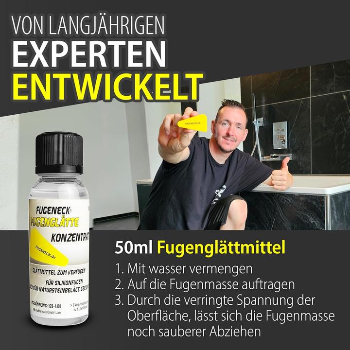 Image du produit Fugeneck Fugenerstellungs-Set mit Abzieher & Glättemittel (Kit de pose)