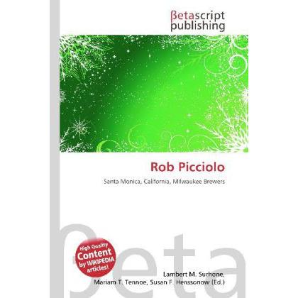 Rob Picciolo, Ratgeber