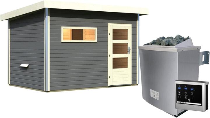 Image du produit Karibu Skrollan 2 avec vestibule (Contrôle externe de 9 KW)