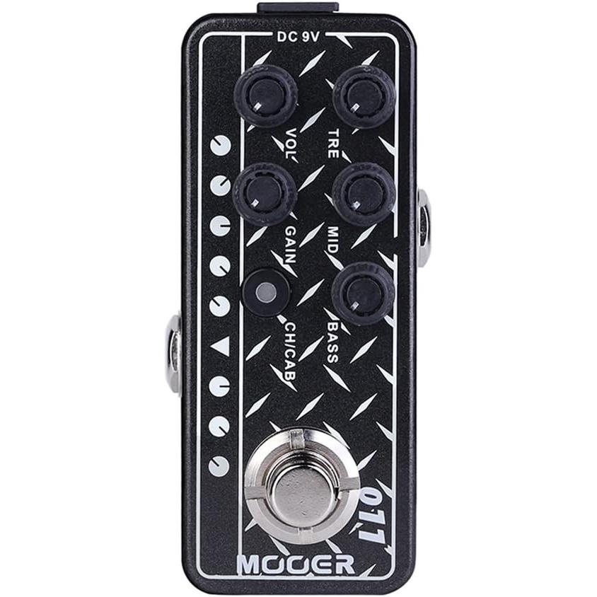 Mooer Micro Preamp 11 Cali Dual (Chitarra elettrica), Pedale effetto