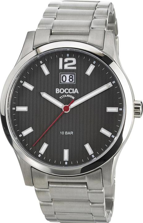 Actual product image Boccia 3580-02 Mens Titanium 42mm 10ATM Watch (Analogue wristwatch, 42 mm)