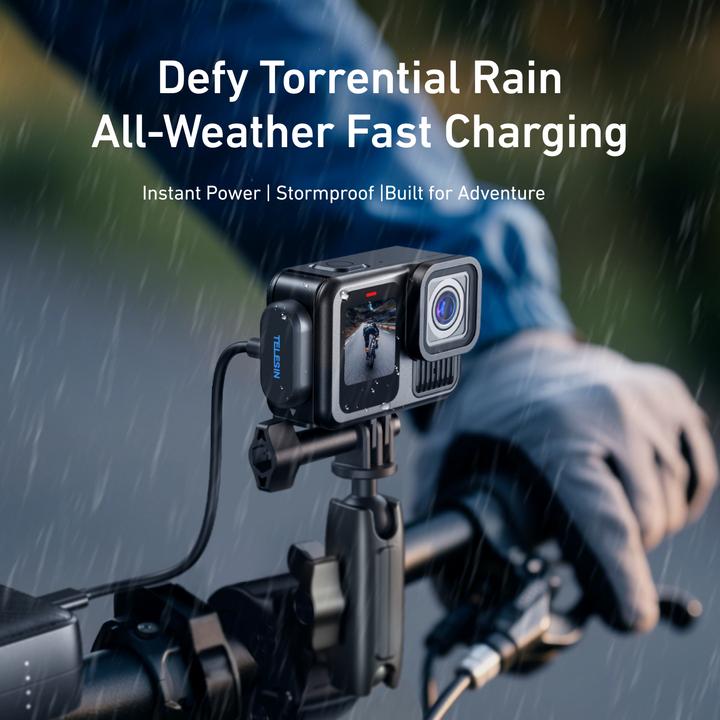 Produktbild Telesin Magnetic Door and Power Cable Kit for GoPro Hero 13/12/11/10/9