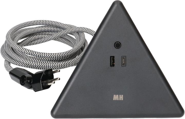 Actual product image Max Hauri Energy Pyramid (2x, Type 13, USB-A, USB-C, 2.50 m)