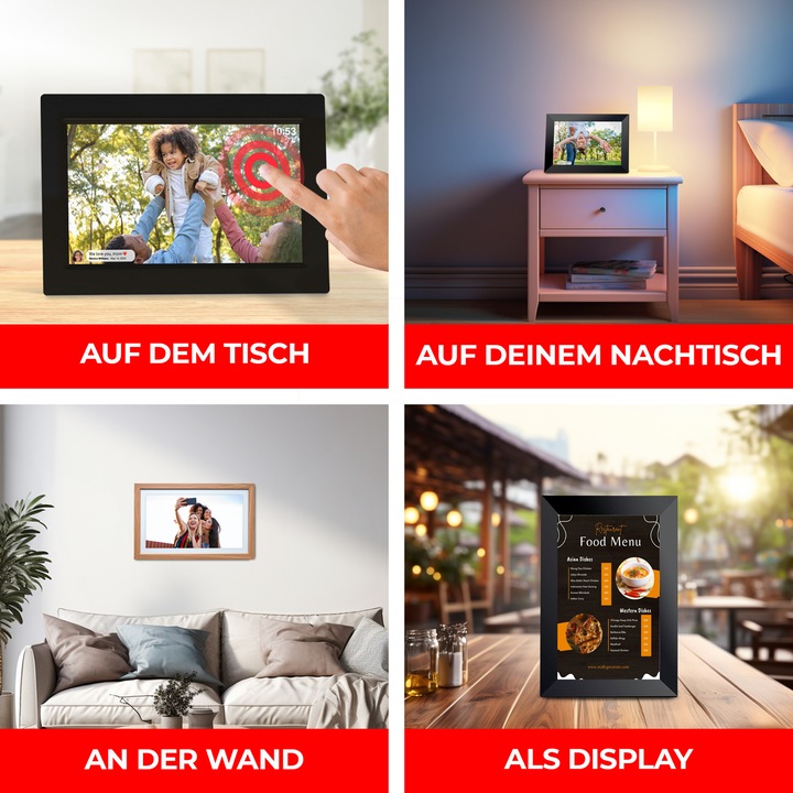 Productafbeelding Denver Frameo PFF-1037 25,4cm 16GB (10.10", 1280 x 800 pixels)