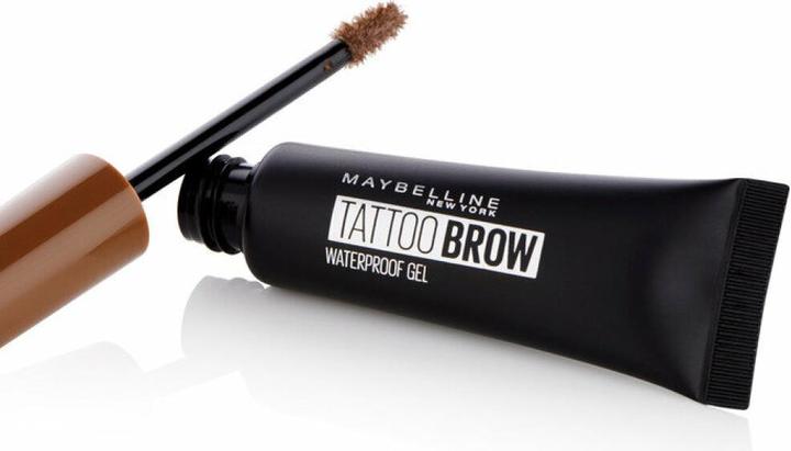 Actual product image Maybelline New York Maybelline Tattoo Brow Waterproof Gel #03-warm brown 5 ml (03 Warm Brown)